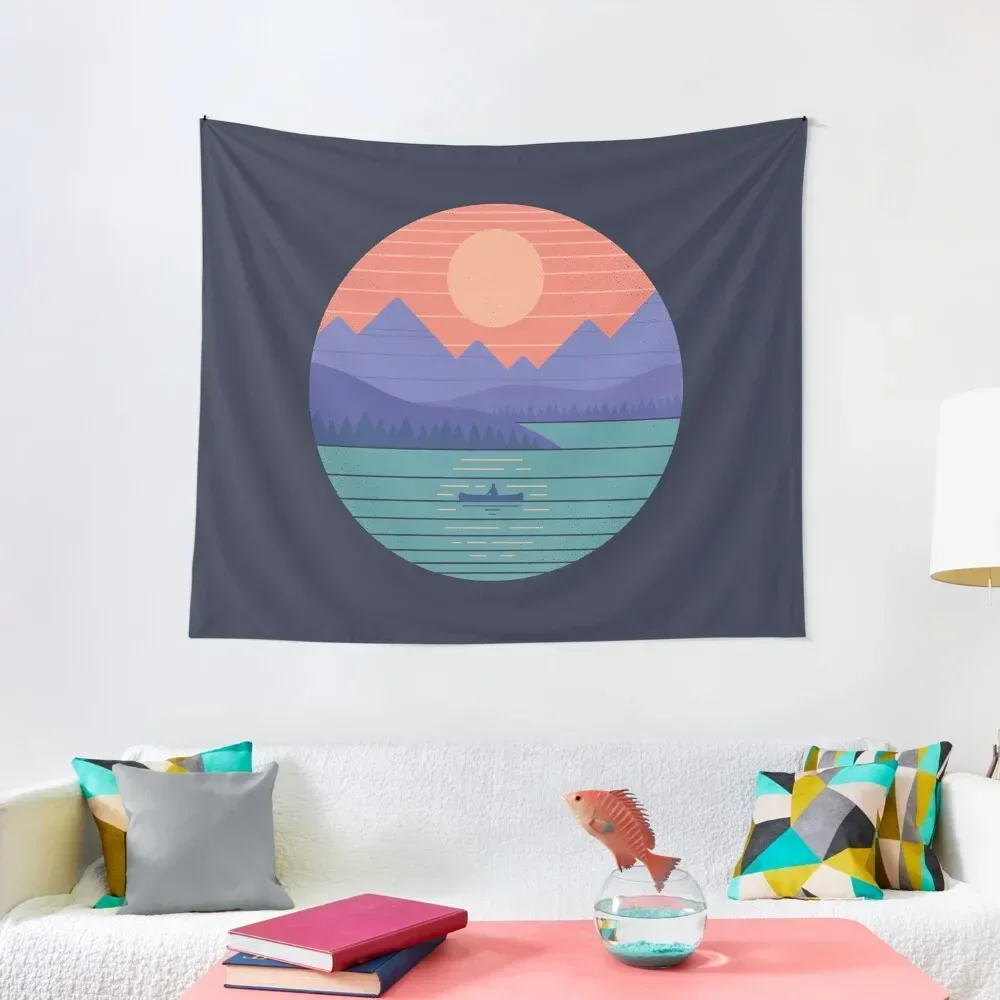 

Peaceful Reflection Tapestry Funny Japanese Room Decor Tapestry