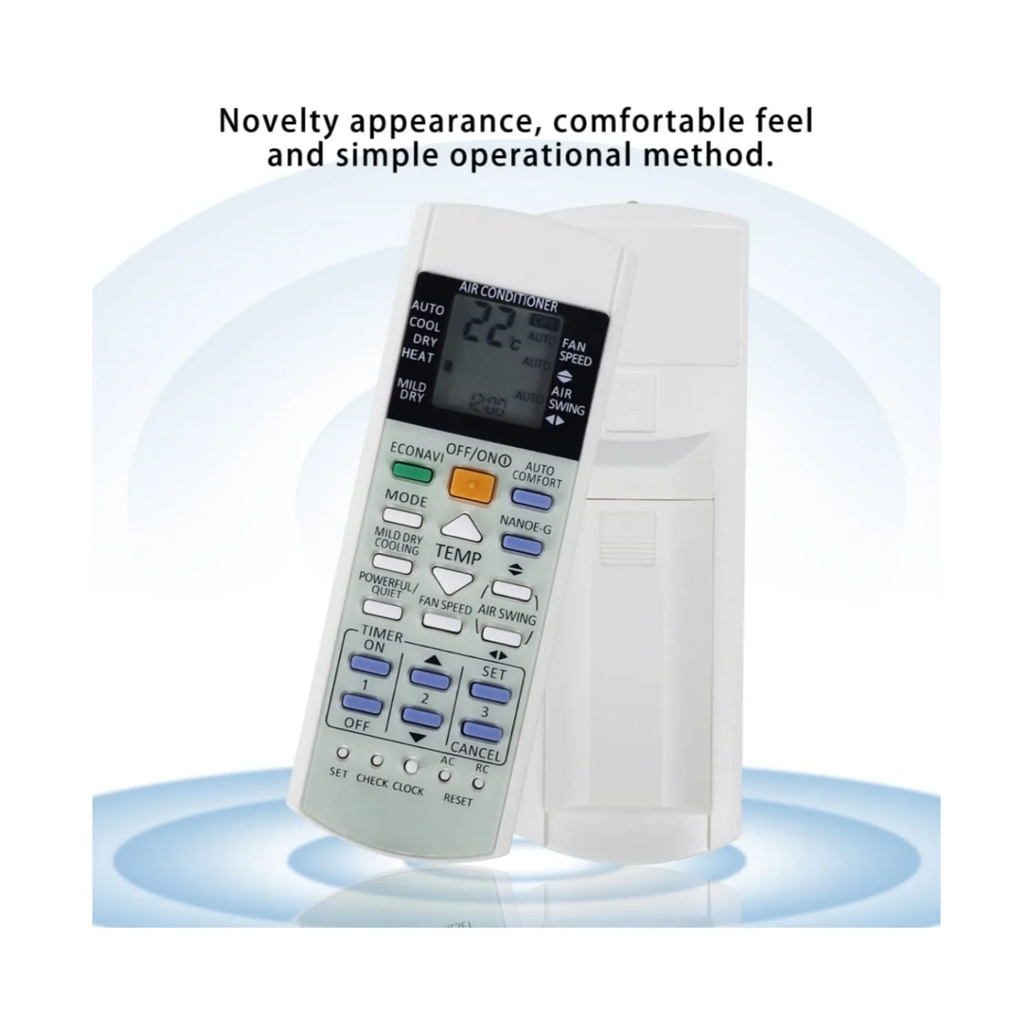 A75C3300-ECONAVI Air Conditioner Remote Control for Panasonic Air Conditioning A75C3208 A75C3706 A75C3708 KTSX5J A75C3167
