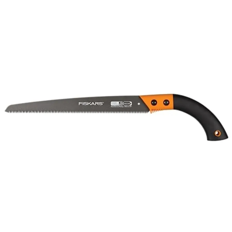

Pruning Saw, Gifts for Dad, Fixed Handle Tree Cutting Tool, 13", Black/Orange