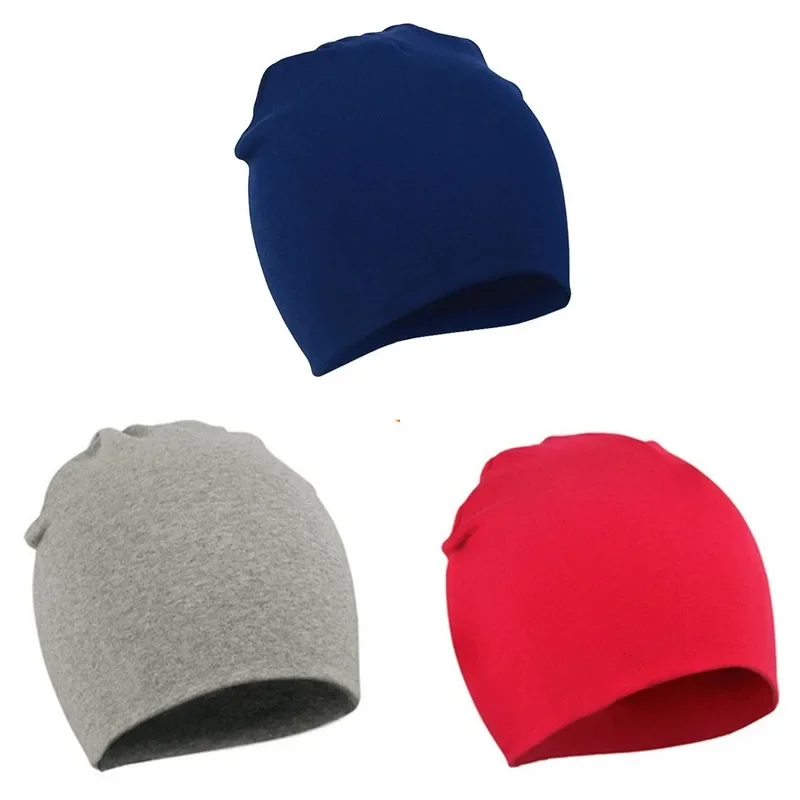 Gorro de algodón cálido para bebé, gorros bonitos de Color caramelo, accesorios para recién nacido, primavera y otoño, novedad de 2020