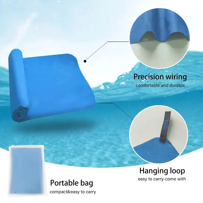 MUTAO Microfiber Marine Animal Beach Towel Absorbent Quick dry Soft Yoga Swimming Resort Mountain climbing towel