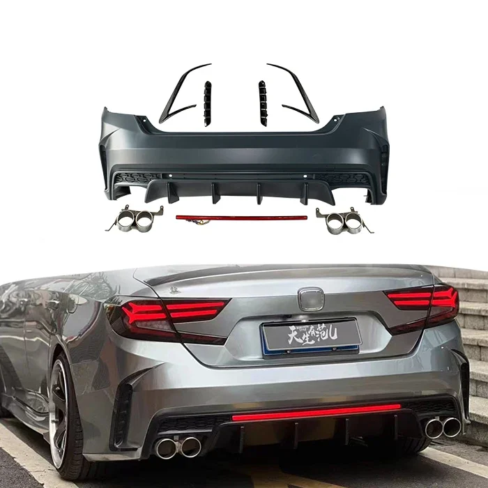 

Professional Car bumpers wholesale supply Plastic Rear diffuser lip bodykit modified car bumpers for Honda accord