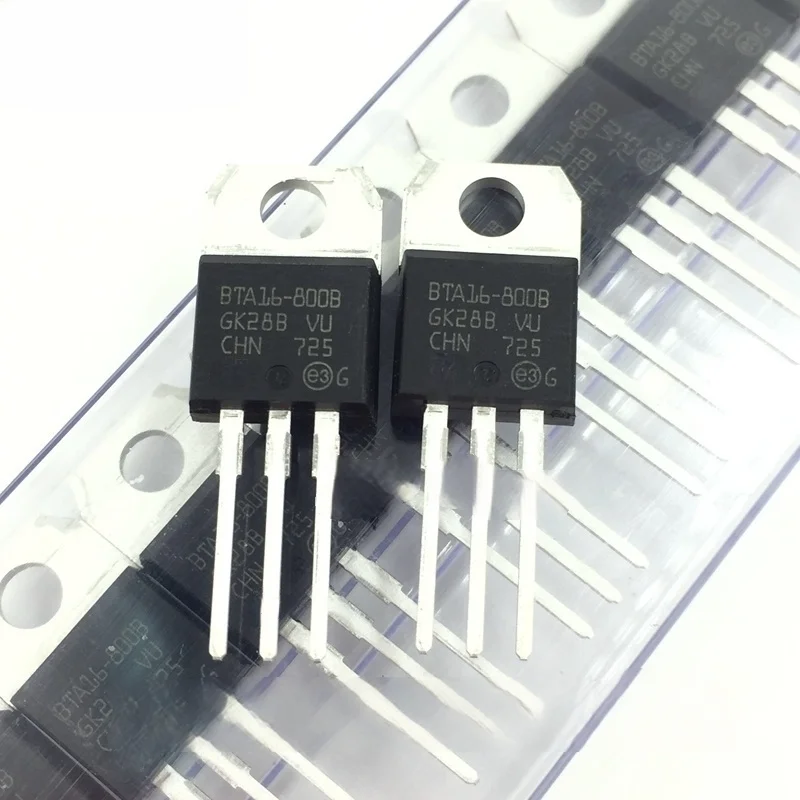 10PCS/LOT 100% New Original BTA16-800B BTA16-800BRG BTA16-800BW BTA16-800BWRG TO-220 TRIAC 800V 16A TO220AB