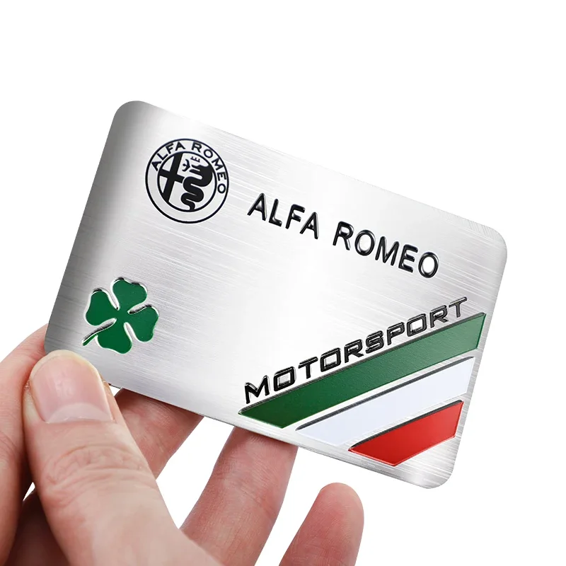 

Car Sticker For Alfa Romeo 159 147 Car Stickers 3D Aluminum Auto Logos Stickers For Alfa Romeo 4C 159 Spider Giulia Giulietta 15