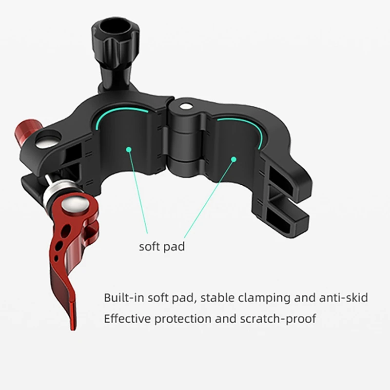حامل تحكم عن بعد مع ارتفاع على الدراجة ل DJI Mavic Air 2 ، مشبك شاشة هاتف الدراجة ، ملحقات الطائرة بدون طيار