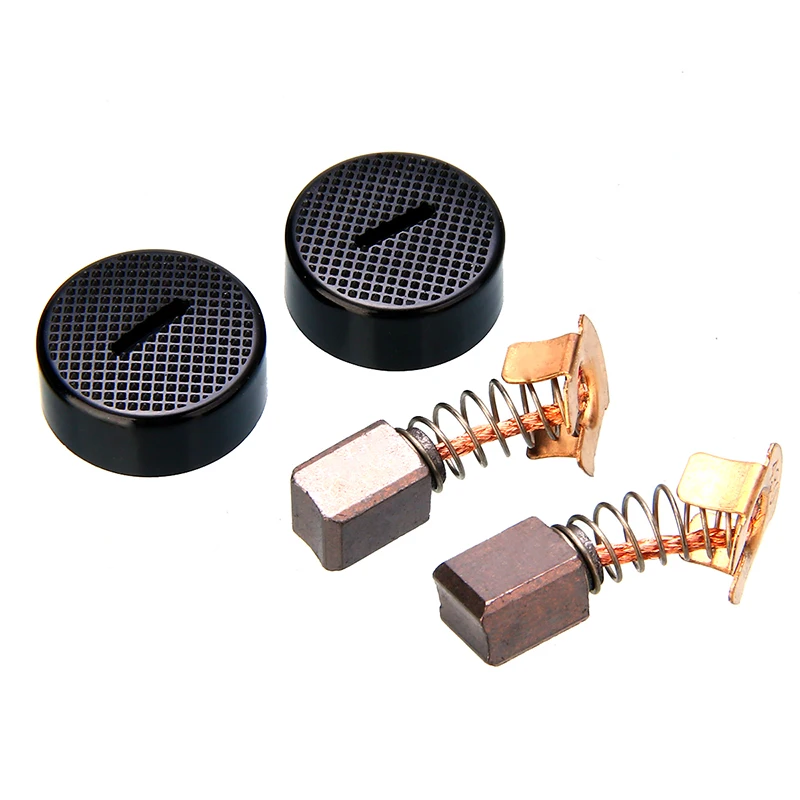 Motor Spare Parts Workshop Carbon Brush DGA452 GA400 BGA402 Replacement Accessories 2pcs Cap Covers Holder Set