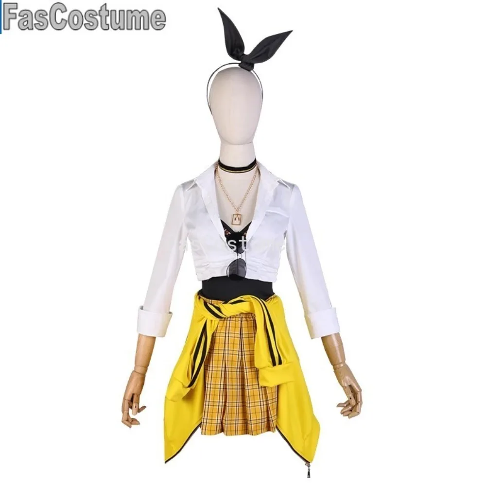 

FasCostume The Goddess Of Victory Ruffie игровой костюм косплей костюм прекрасная униформа Хэллоуин вечерние наряд для ролевых игр женский