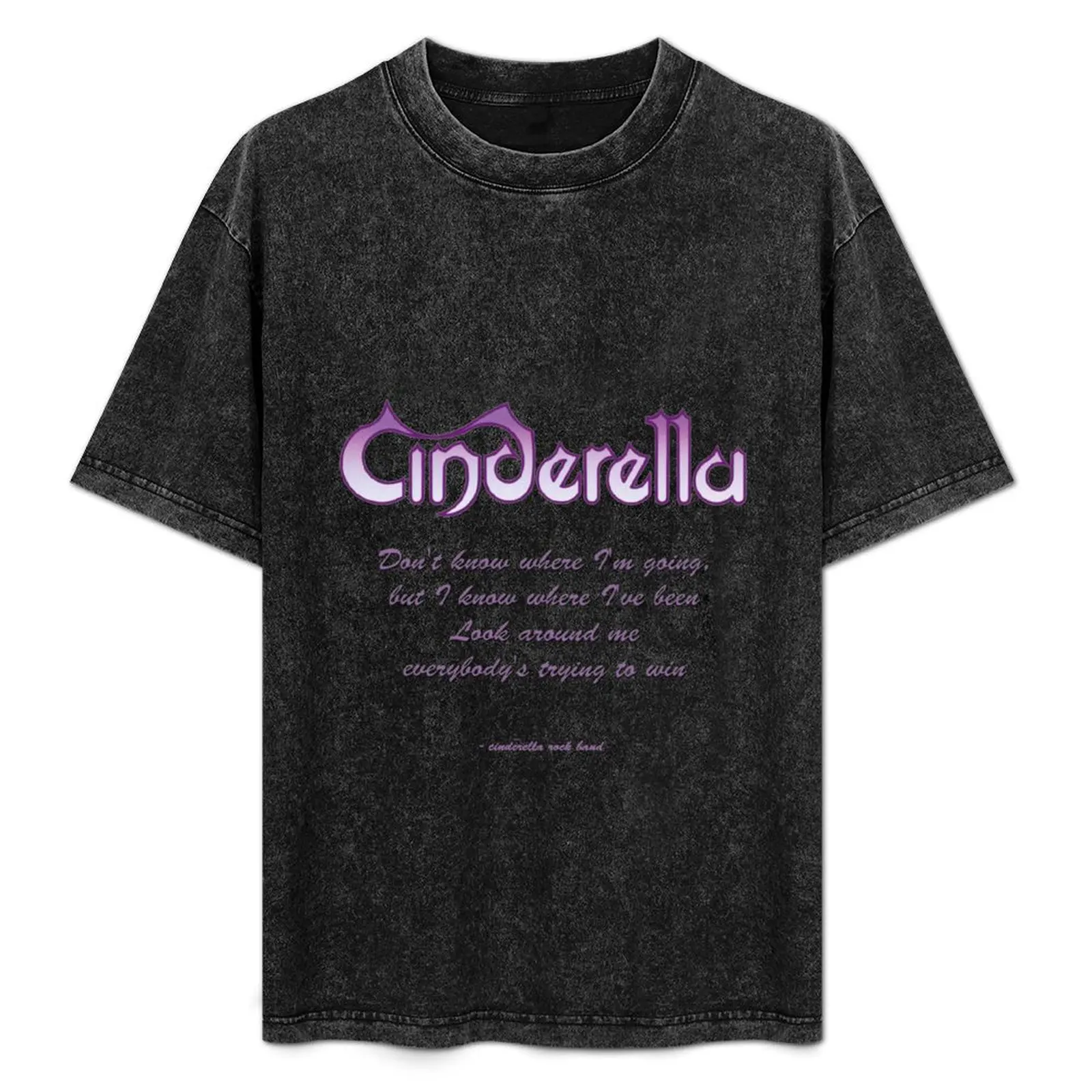 CINDERELLA ROCK BAND T-Shirt graphic t shirts oversized t shirt t shirts men