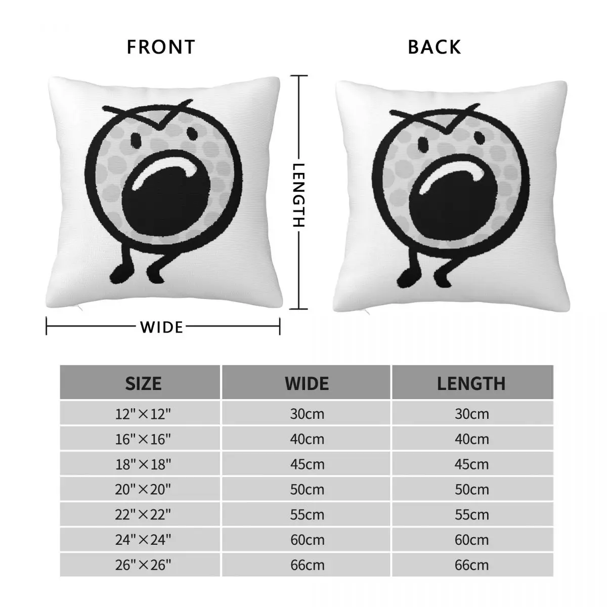 Golf Ball Battle For Dream Island Pillowcase Polyester Linen Velvet Pattern Zip Decorative Throw Pillow Case Bed Cushion Cover