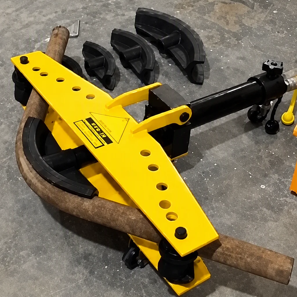 New Hydraulic Pipe Bender Machine 10-MM Steel Iron Manual Hydraulic Tool Manual Mandrel Tube Bende