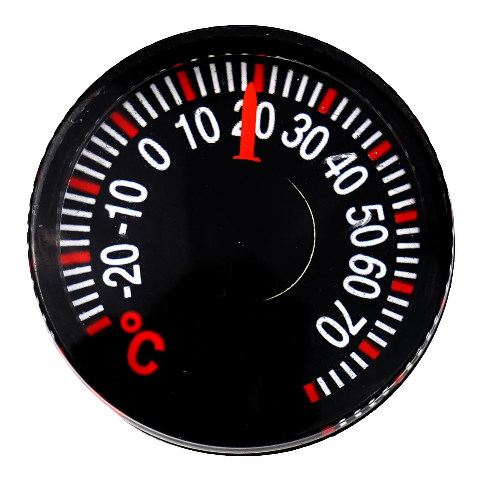 1PC 20/27mm High Precision Thermometer Casement Indoor Outdoor Wall Garden Dial Measurement Black Plastic Waterproof Thermometer