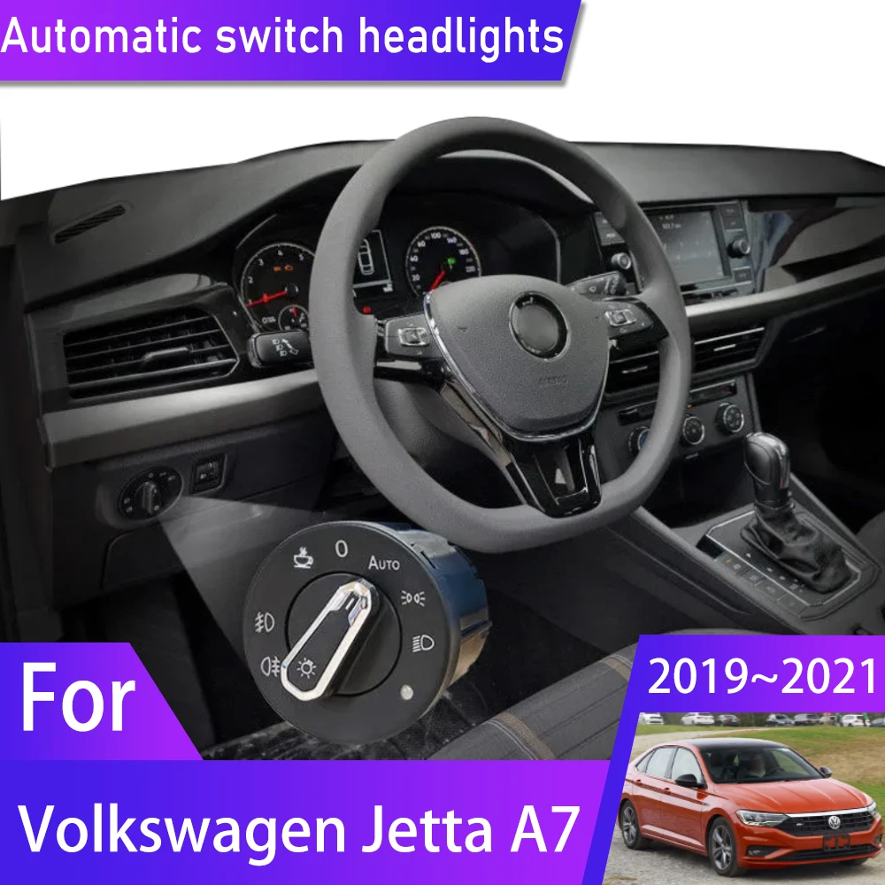 

Headlight Automatic Switch For Volkswagen VW Jetta A7 MK7 Vento 2019 2020 2021 Car Accessories Auto Interior Upgrade Modificati