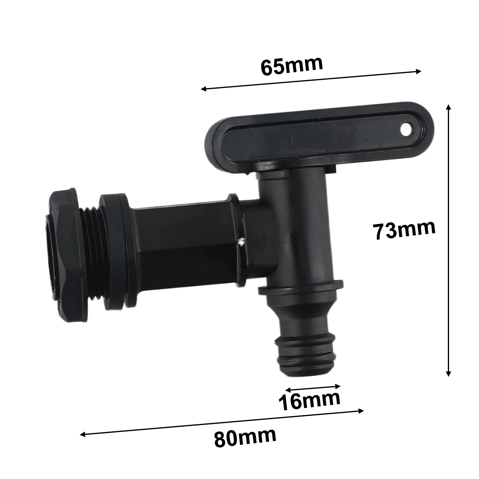 2pc Replacement IBC Barrels Water Butt Tap Rain Barrels Water Tank 3/4 Inch Faucet Garden Water Barrels Water Tank Spout Valve