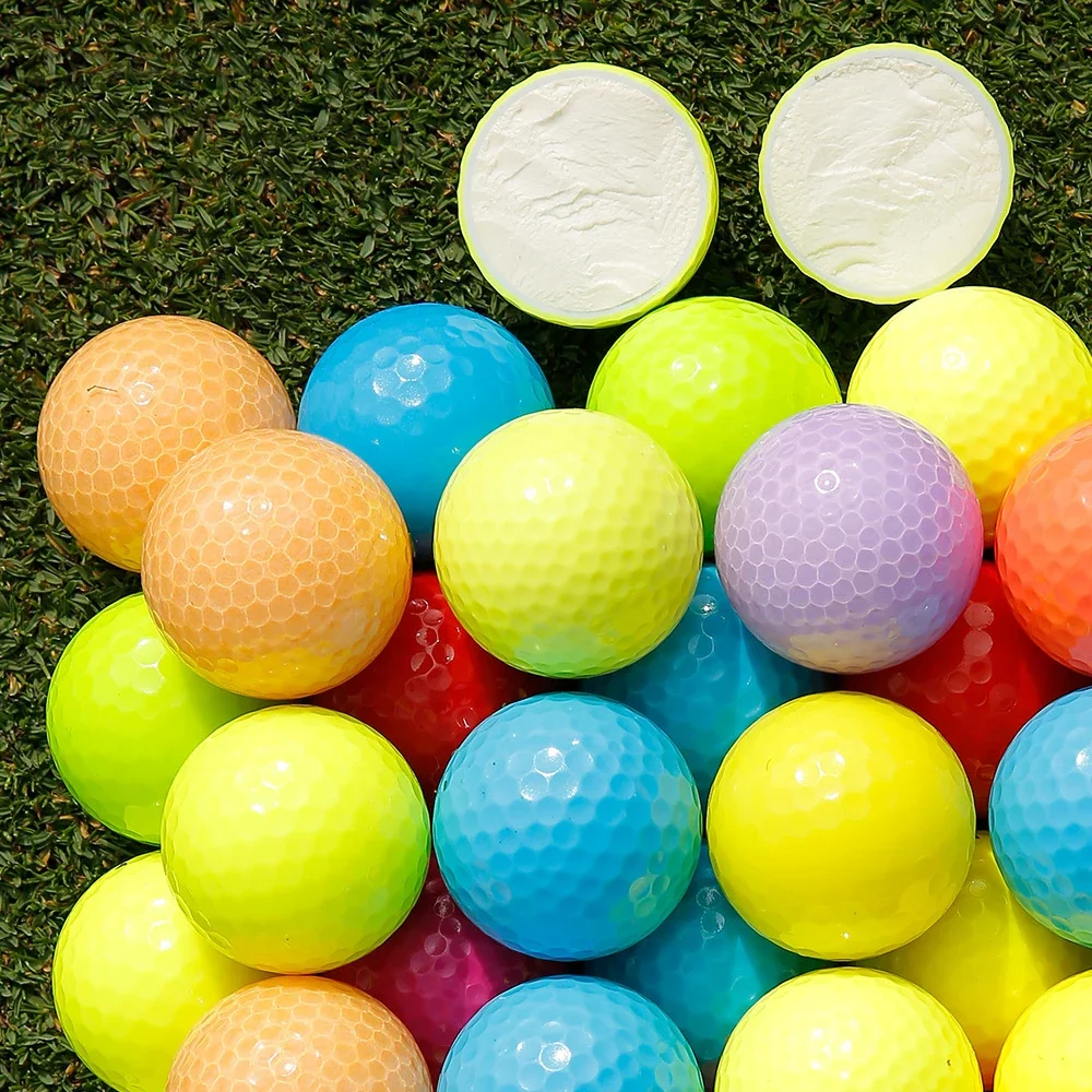 Factory New Multi Colored Solid Balls Custom 2nd 3rd Tier Practice Balls Golf Colour Balls