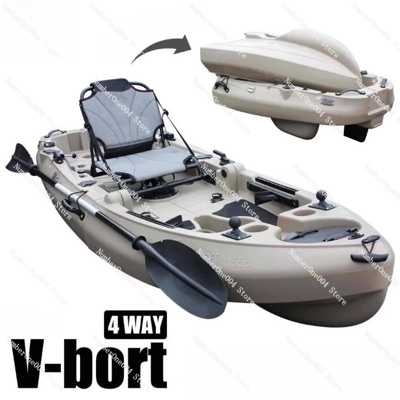 

Assembled Folding Boat Sectional Kayak Single Person Lure Boat Fishing Boat