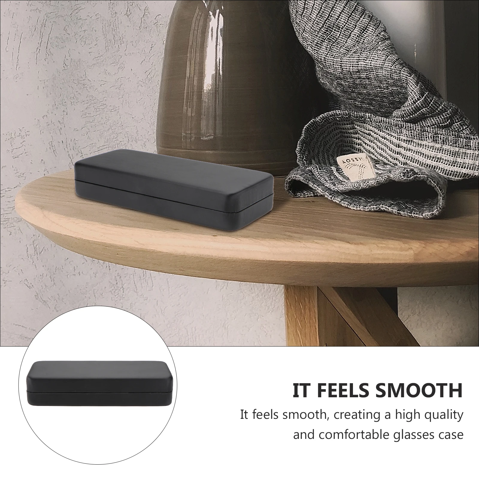 

4pcs Stylish Durable Glasses Protective Case Strong Metal Wear-Resistant Smooth Compact Lightweight Storage Carrying Gift