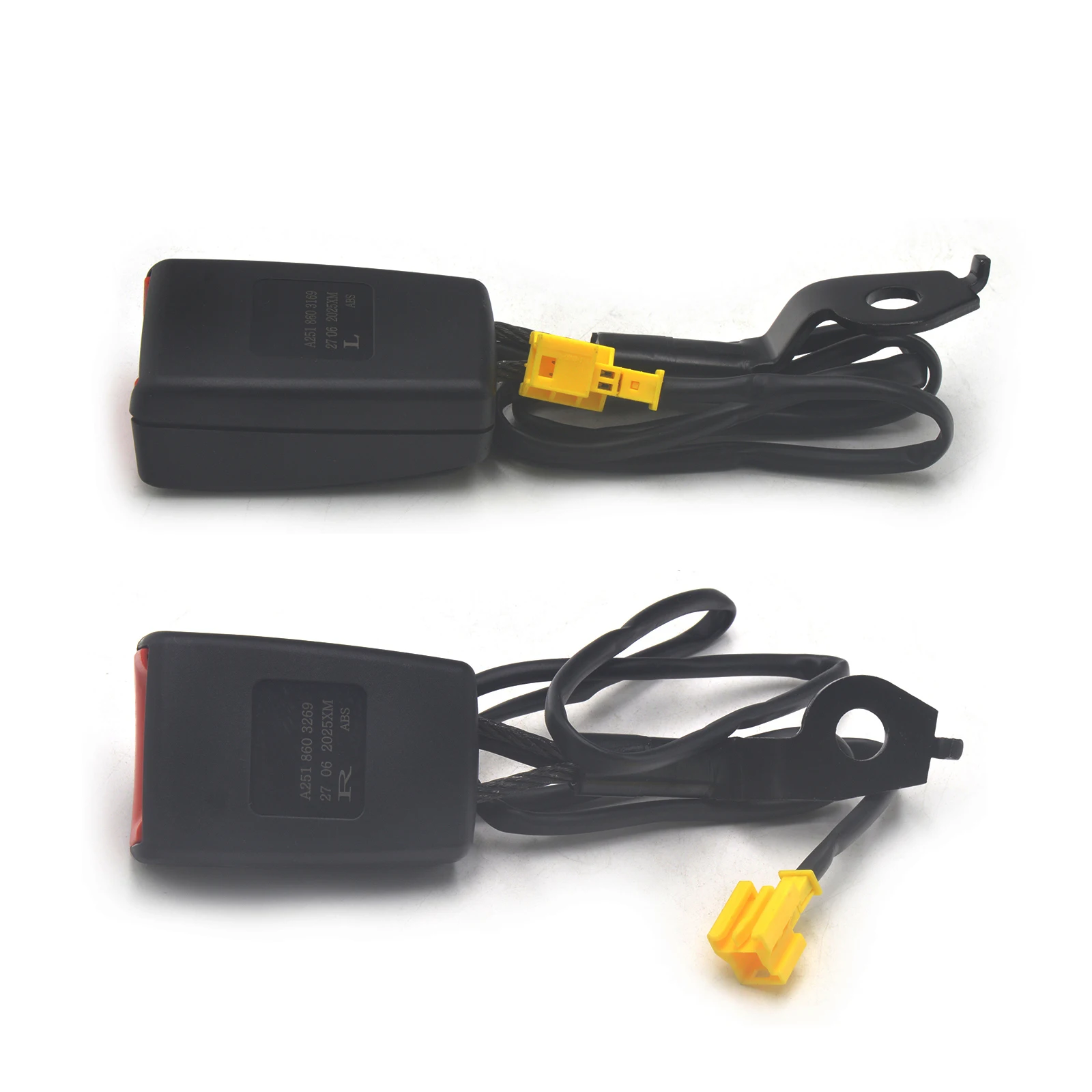 

Пряжка ремня безопасности водителя, черная для Benz R-Class V251 R300 R320 R350 R400 R500 2006-2017 A2518603269 A2518603169