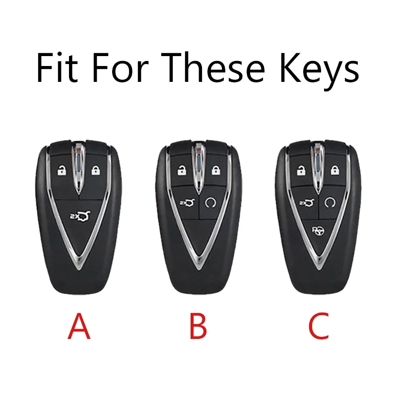 3/4/5 Buttons Zinc Alloy Car Key Case Cover For Changan UNIT UNIK CS35PLUS CS55 PLUS CS75 PLUS Oshan X7 X5 Accessories