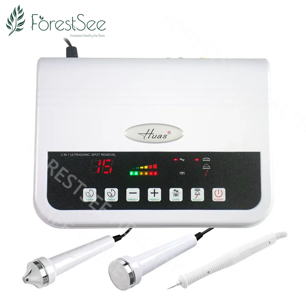 

Facial Ultrasonic Beauty Machine Women Skin Care High Frequency Ultrasound Vibration Massage Massager Face Lift Skin Tightening