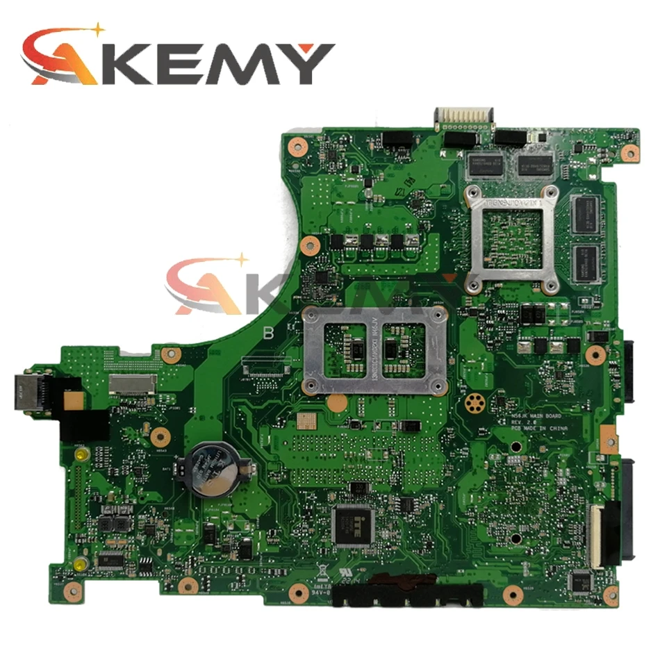 Für ASUS N56JN N56J G56J G56JK Laptop Motherboard N56JK i5 i7 100% Test N56JR N56JZ N56VJ N56JKR N550JK N76JK N56JM Mainboard
