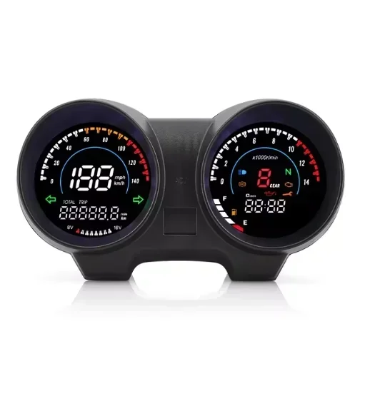 BB quality Motorcycle Speedometer Instrument Panel Digital LED Electronic Tachometer For TiTAN 150 Honda CG150 Fan150 2010 2012