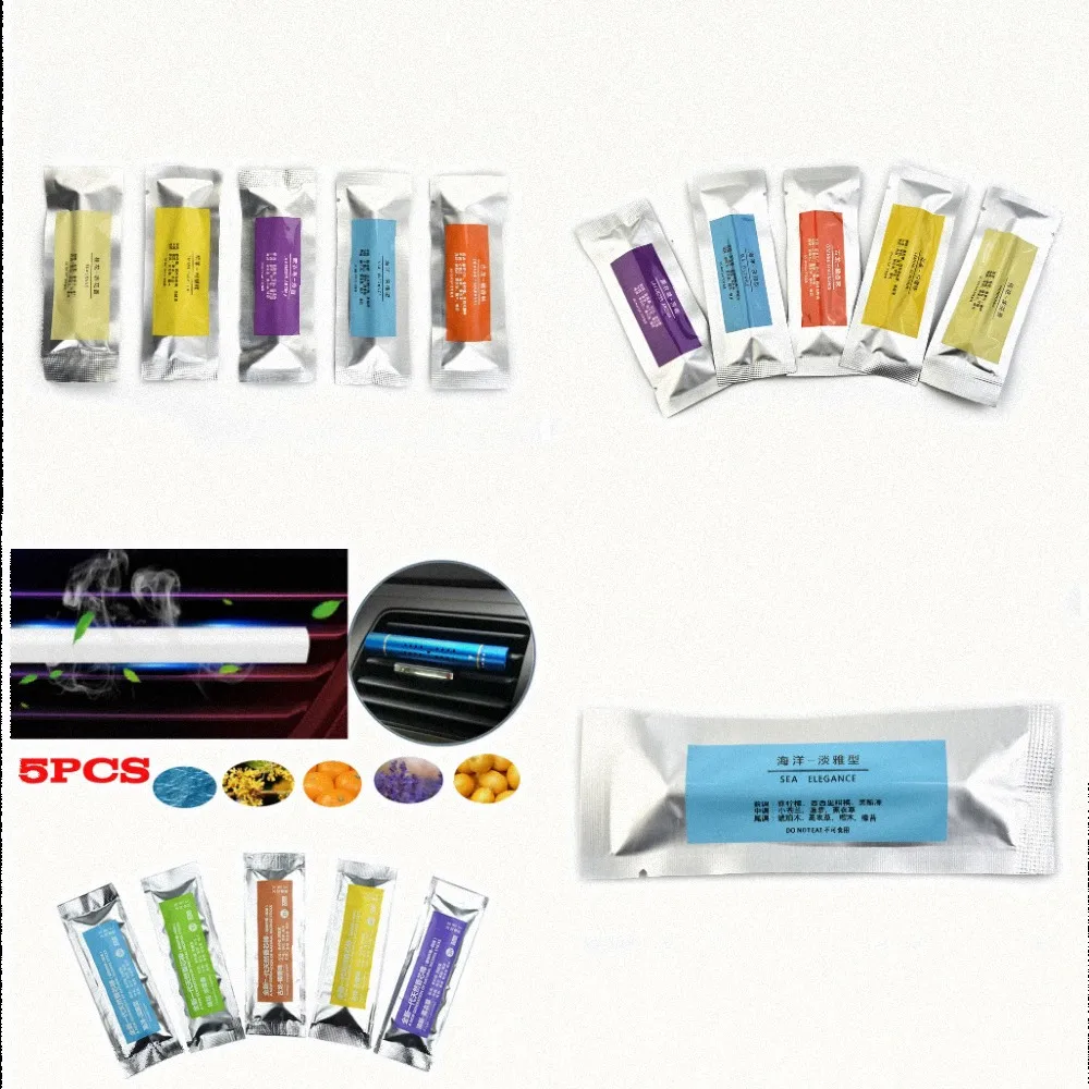 Car Decoration Perfume Car Replacement Set Accessories Car Decor Chemical-free Diffuser 5pcs Aroma  Car Decoration