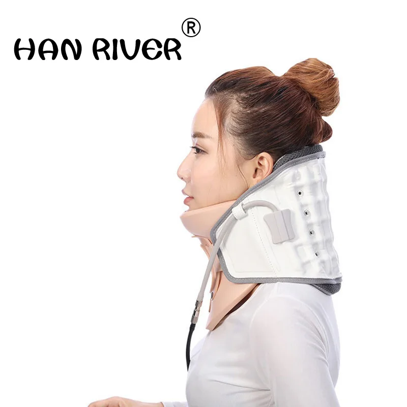 

cervical traction apparatus latest inflatable support fixed TuoHu neck with neck stretching his neck