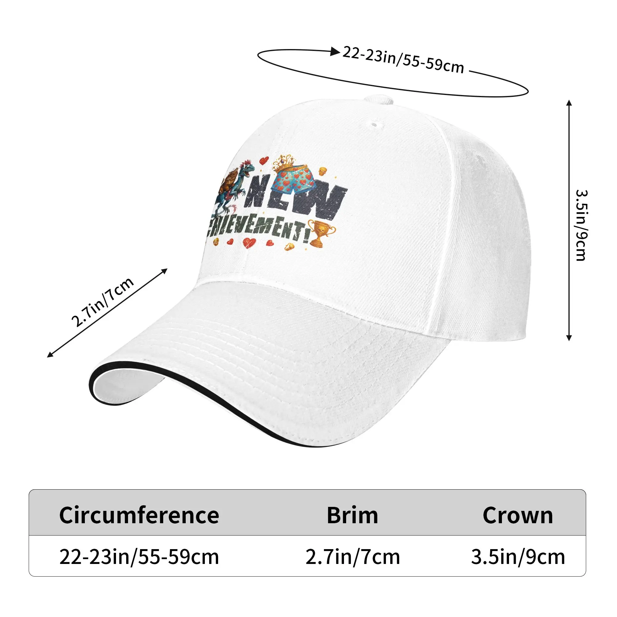 Summer Dungeon Crawler Carl New Achievement Baseball Cap  Outdoor Sports Fashion  Hat Unisex Men Adjustable Snapback Cap