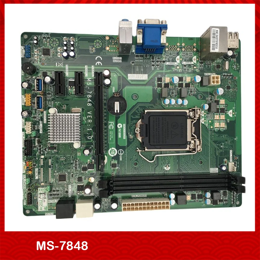 원래 데스크탑 메인 보드 Essentielb MS-7848 버전 1.0 LGA1150 DDR3 완벽한 테스트 좋은 품질