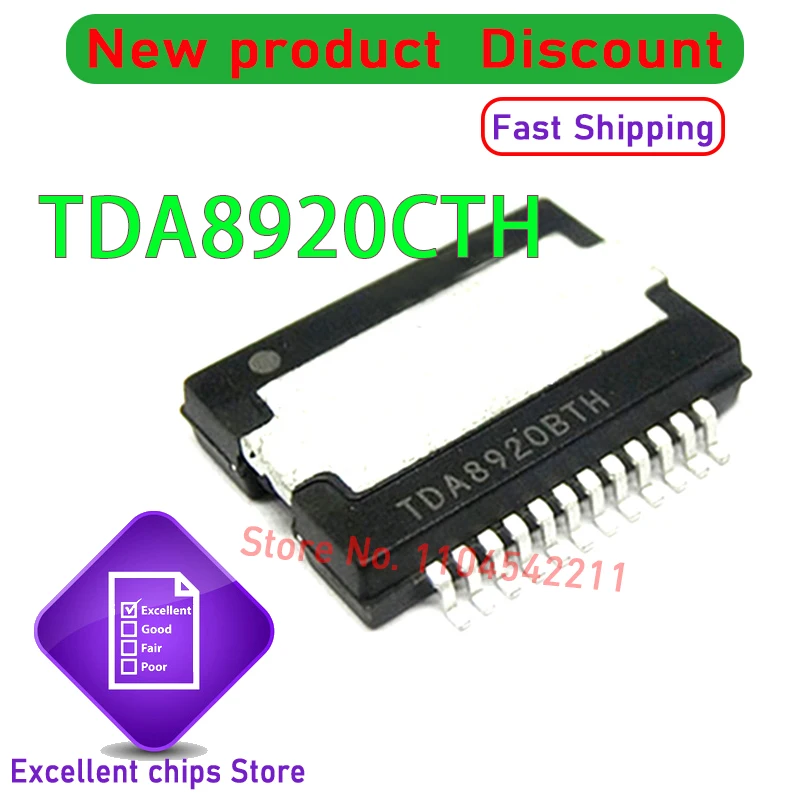 (2piece) 100% New TDA8920BTH TDA8920TH TDA8920CTH HSOP20 Chipset