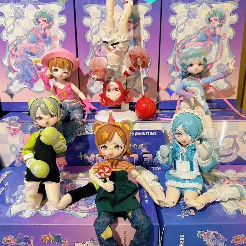 

Eve Lynna Dreamland Series Blind Box Cute Cartoon Movable Doll Bjd Trendy Toy Figurine Desktop Ornament Surprise Blind Box Toy