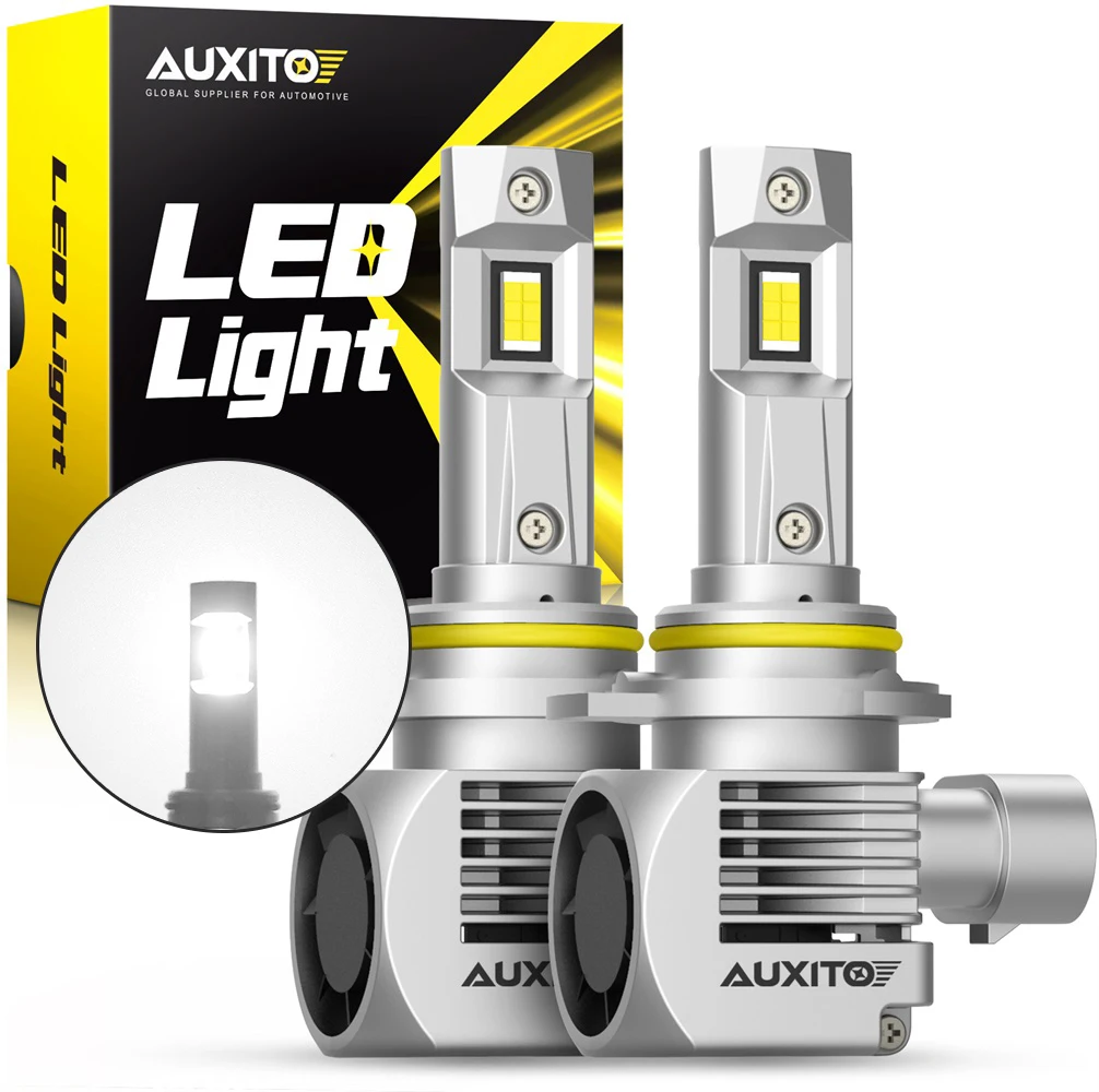 

AUXITO 2Pcs Canbus 9012 HIR2 Headlight Bulb 20000LM 100W Super Bright H9 H8 H11 9005 9006 9007 H4 High Low Beam Auto Headlamp