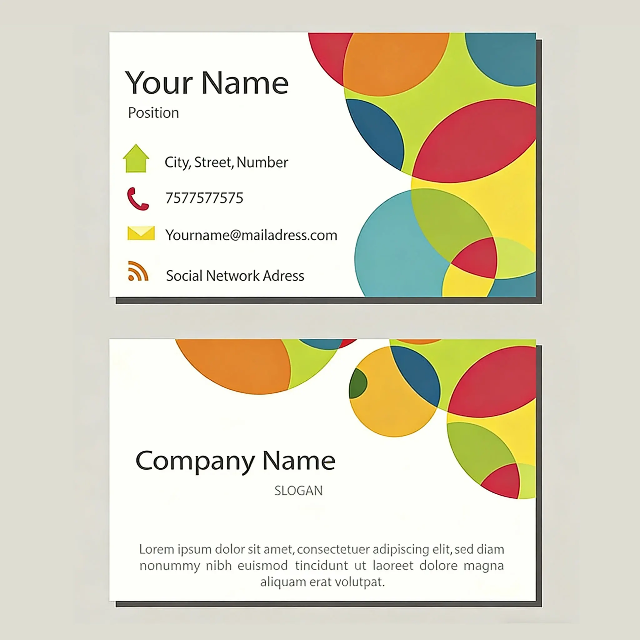 맞춤형 감사 카드, 명함, 양면 인쇄, 로고로 개인화, 결혼식, 선물, 기업 행사용