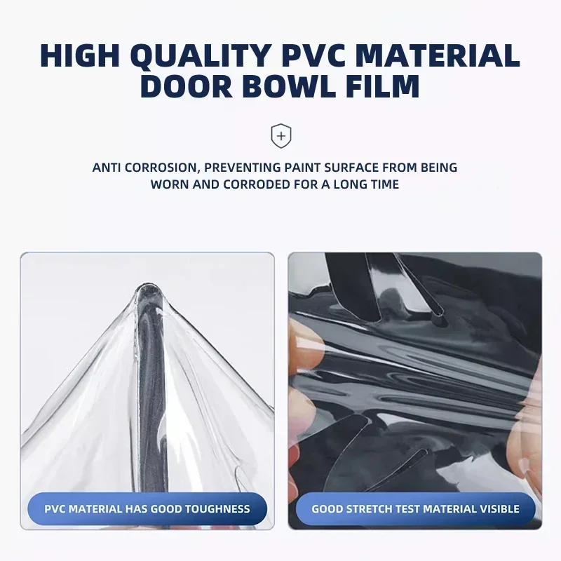 4 قطعة مقبض باب السيارة الشفاف السلطانية ملصق لمرسيدس بنز ABC E S M الفئة AMG CLA CLS W212 W213 W204 W205 W176 W210