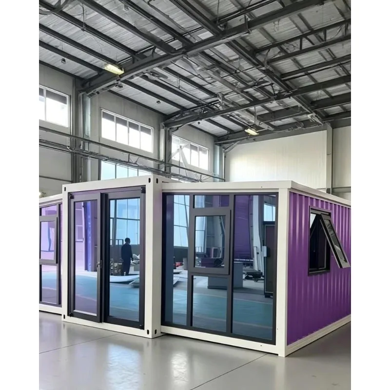 20FT 40FT Folding Container House Foldable Container Home Expandable Prefab House Quick Assembly for Construction Site