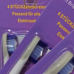 Substituição Toothbrush Cabeças para Oral-B, Escova Cabeças, Bicos, Crest, SR32-4, S15, S26, 3714, 3715, 3716, 3722, S311, S411, 4Pcs