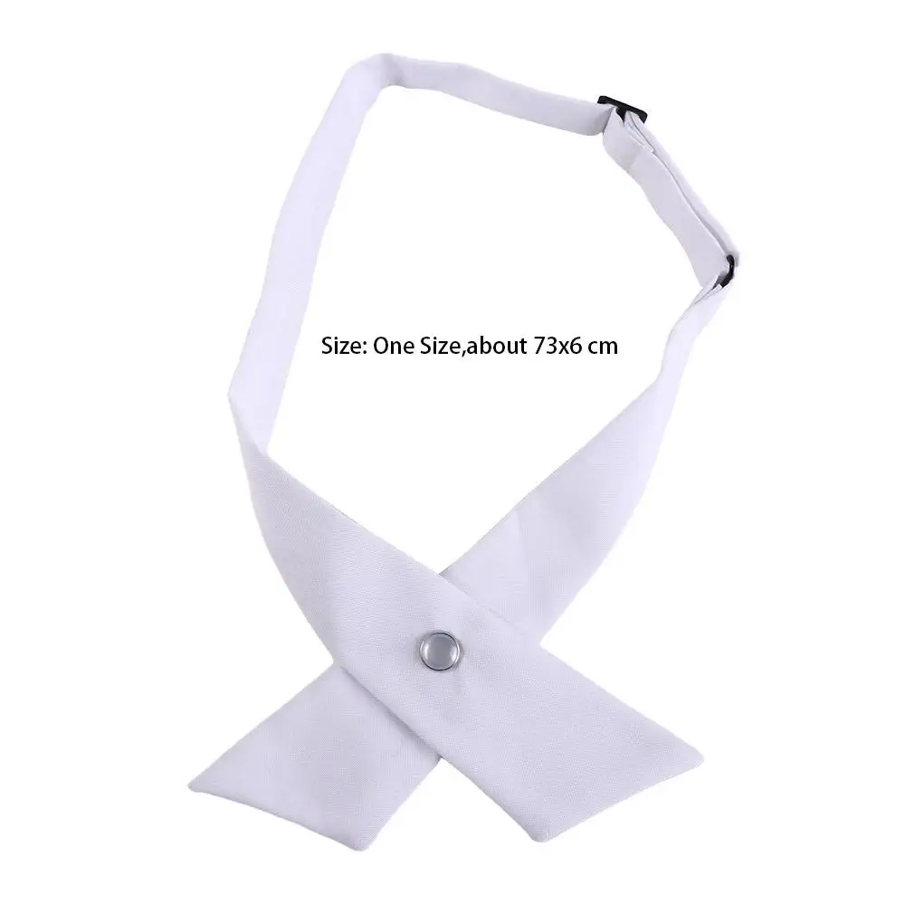 Graduation Cute Formal Solid Color Ribbon Tie JK uniform Tie Uniform Collar Bowtie Cross Bow Tie Cravat Neck Ties JK Bow Tie