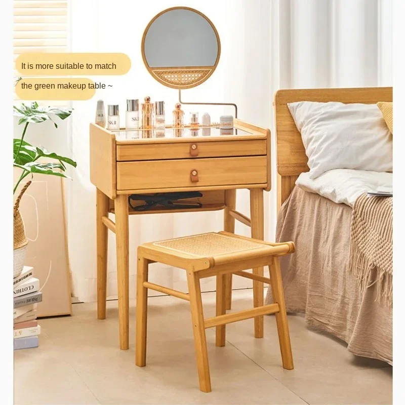 Tabouret carré en rotin créatif, meubles modernes, chaise en spanchair, canapé de salon, repose-pieds de loisirs, accessoires pour la maison,