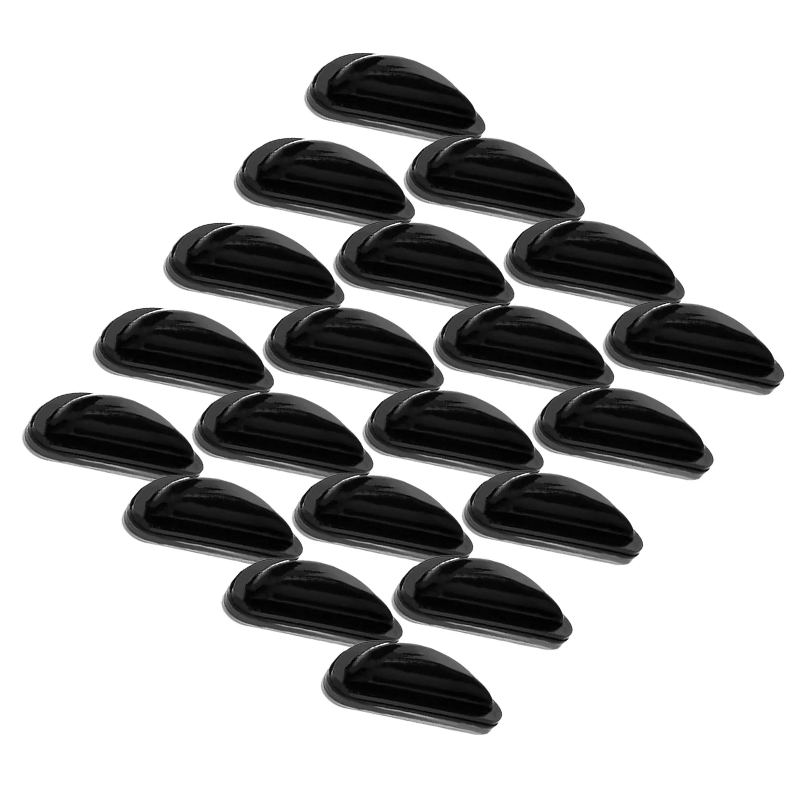 

10Pairs Eyeglasses Supplies Reusable Silicone Nose Pads Anti-Slip Elevated Design Comfortable Support for All-Day Use