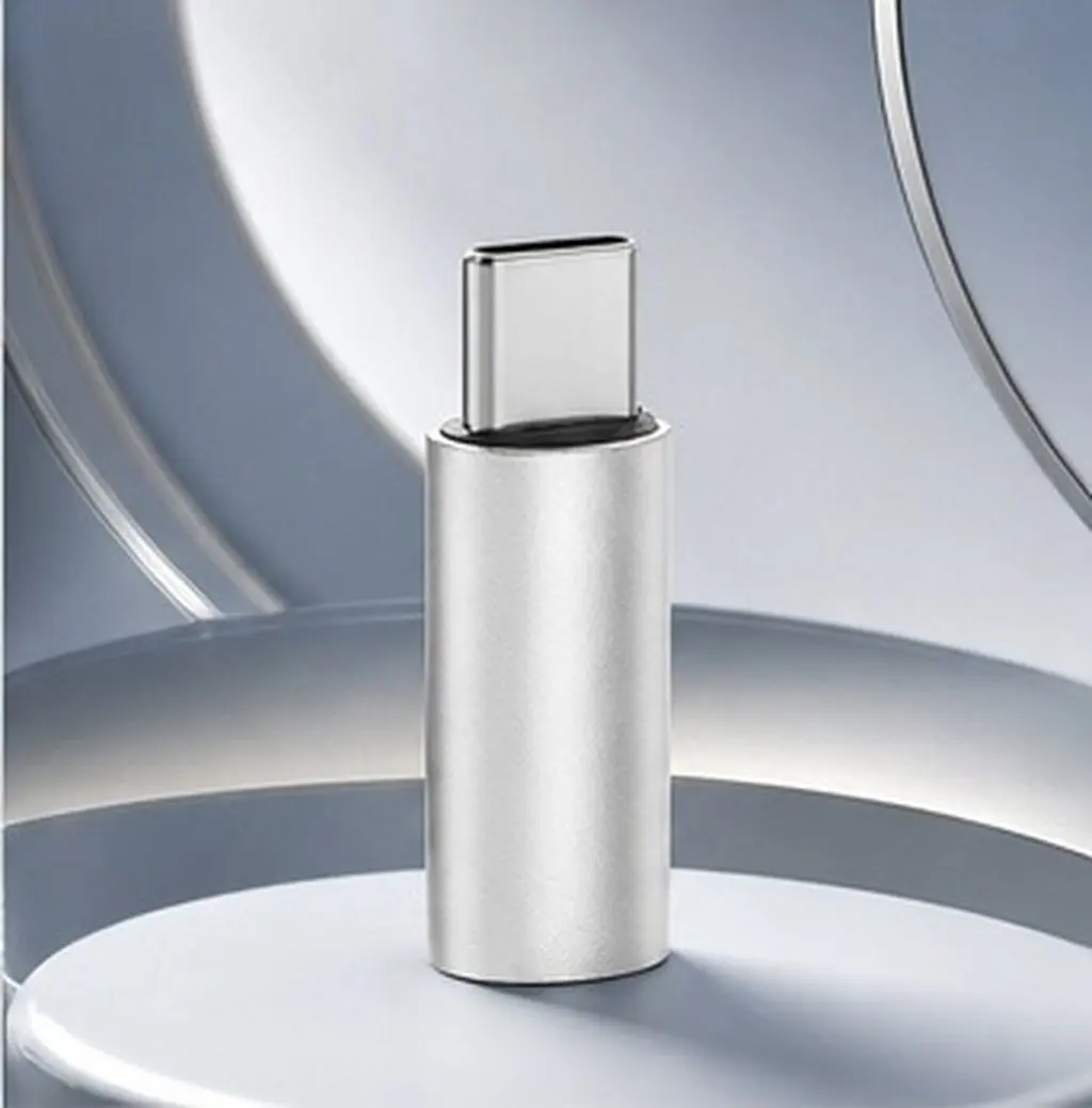 2Pcs Type-C to 3.5mm Headphone Audio Converter Silver Quality Material Adapter Support Type-C Port Mobile Phone Headset Sound