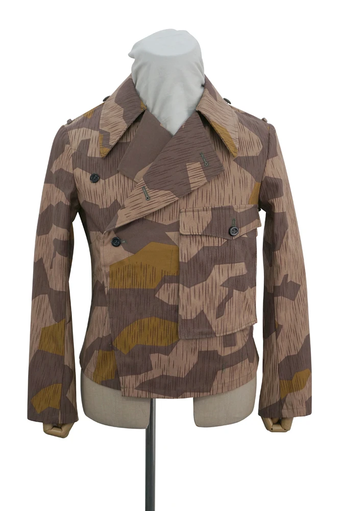 Veste camouflage panzer allemande de la seconde guerre mondiale, 41 couleurs marron, type II, GUCC-012