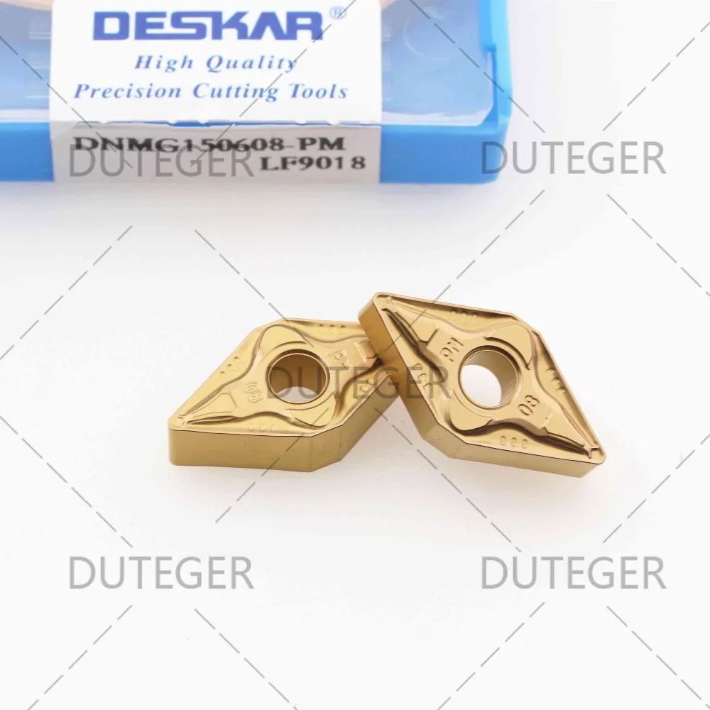(10 pieces) CNC steel parts processing inner hole insert (suitable for Daiska) DNMG150404-TM LF9018 diamond PM