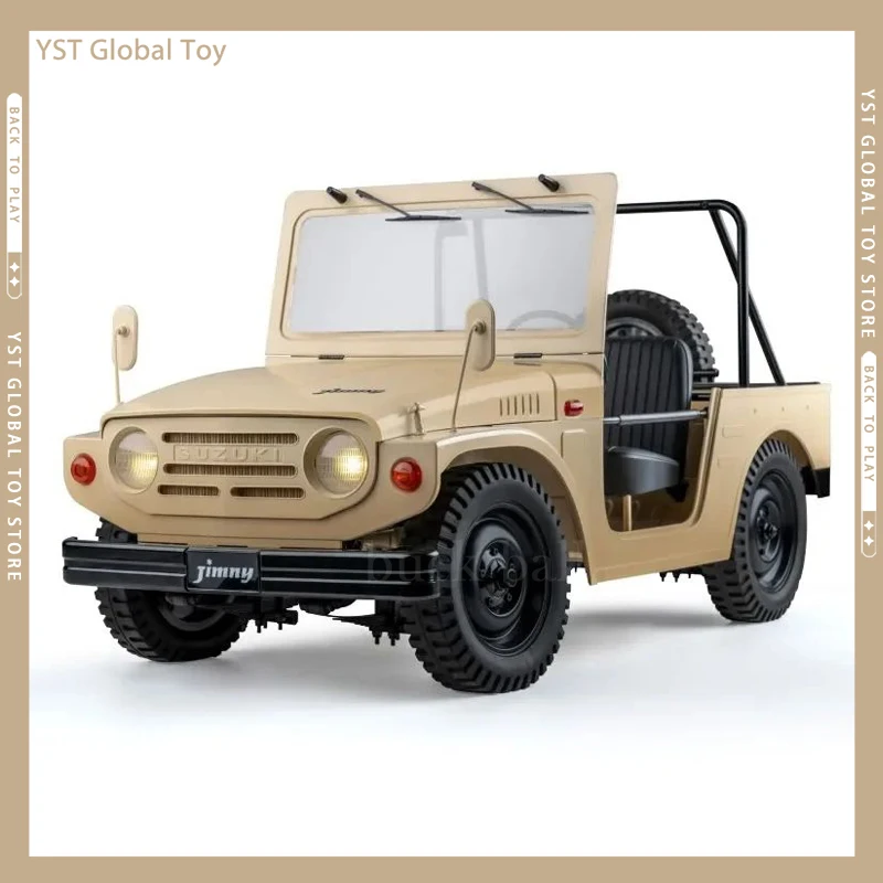 

Модель автомобиля с дистанционным управлением FMS 1:6 Jimny Rs Brown Suzuki, джимни внедорожник, водонепроницаемая коллекция автомобилей, реальный подарок