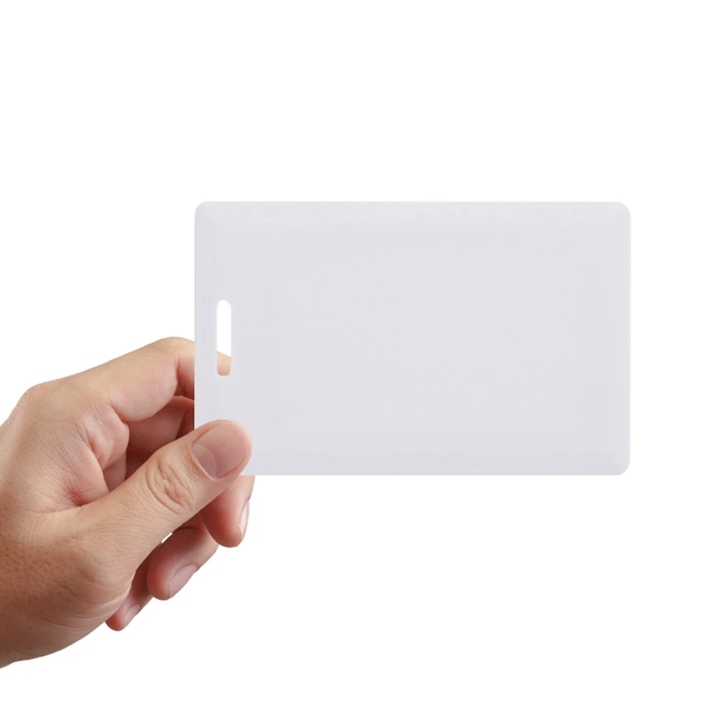 1 ~ 10PCS 1/125 tiens z T5577 RFID Clamshell Proximité H-ID optique Pur Blanc Carte 125khz PROX II Clamshell Carte