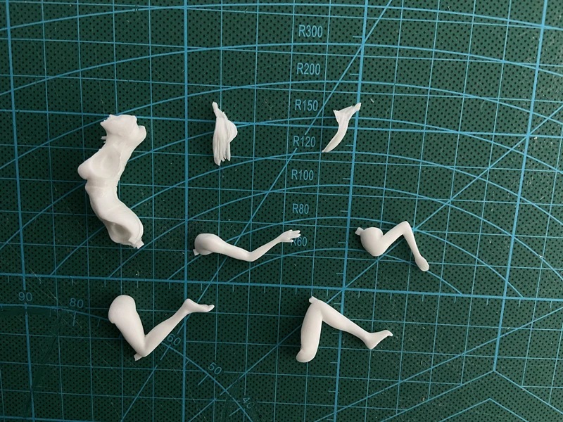 Isosi Model Resin White Mold 1/20 Yoga Girl Unpainted Humanoid GK Free Shipping and in Stock for Sale