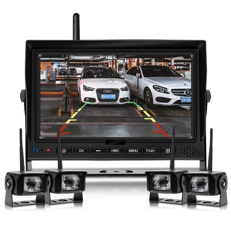 

" Wireless Car Monitor TFT LCD Car Rear View Camera HD Monitor for Truck Camera Support Bus RV Van Reverse Camera