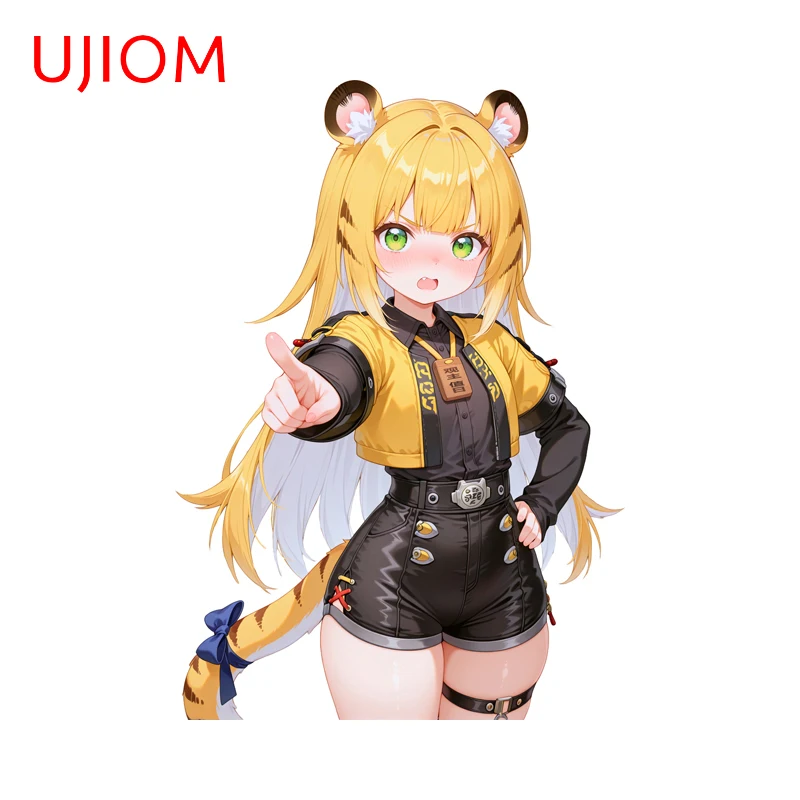 UJIOM Amusing Zenless Zone Zero Jufufu Wall Sticker Premium Attractive Design Bedroom Vinly Decal Suitable For Smooth Surface