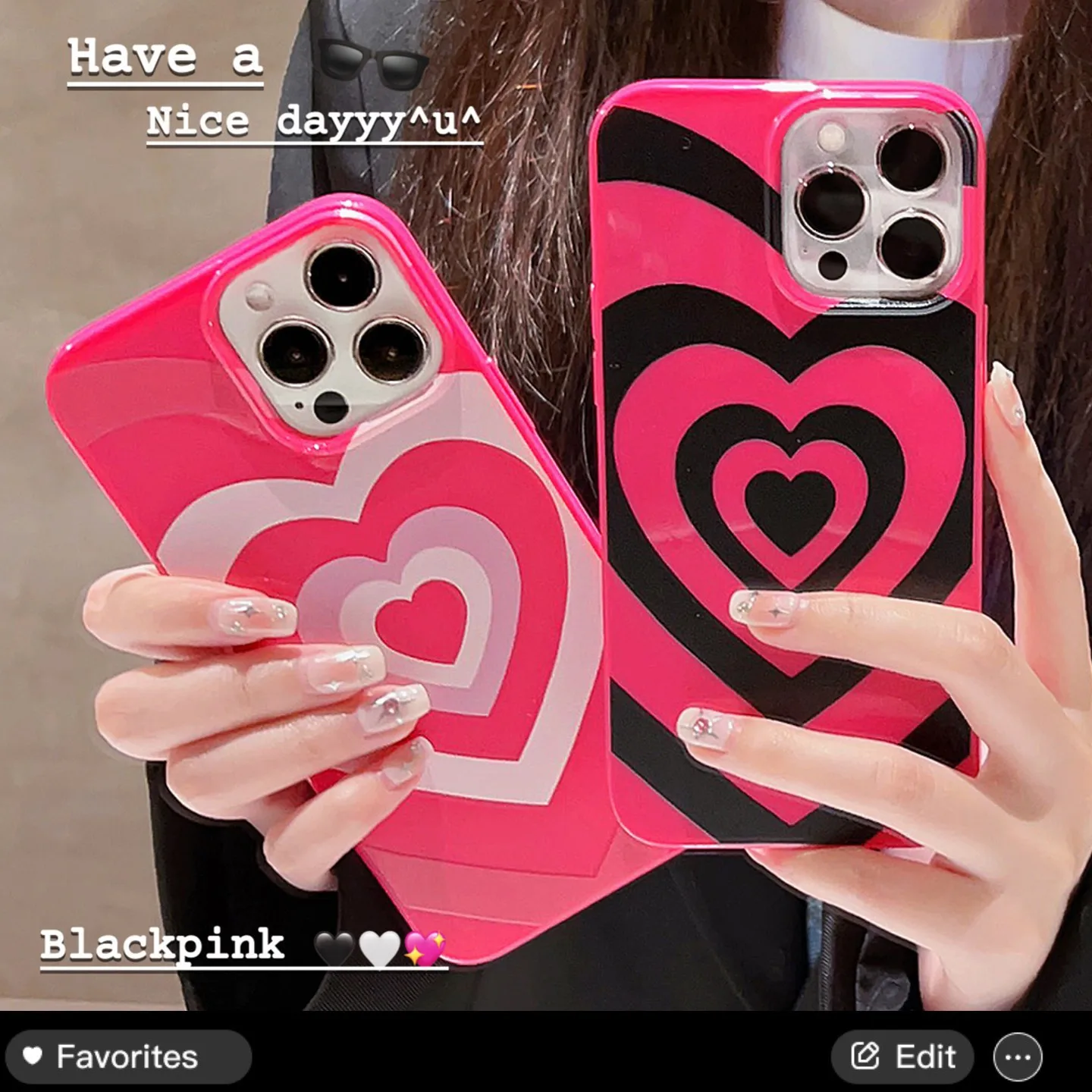 Couple love mobile phone case For iPhone14pro Max 15Pro 13 12 11Pro max XS X ins sweet cool girl love protective case  exclusive