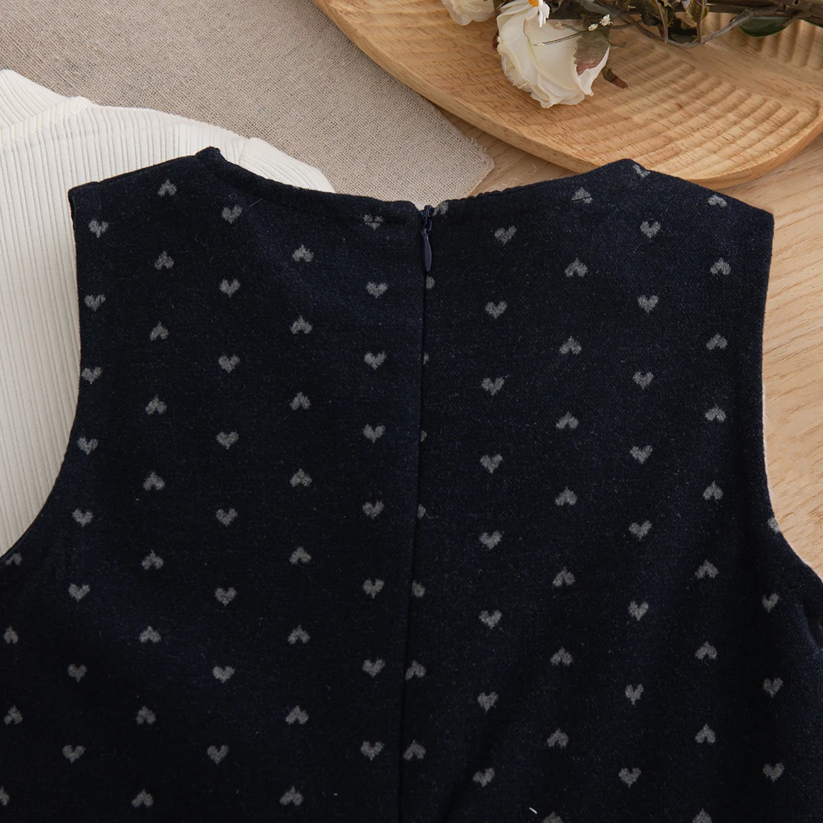 Baby-Mädchenkleid Herbst und Winter Baumwolle Vollbedrucktes Langarm-Babykleid Süßes und Niedliches Prinzessinnenkleid Babykleidung – Detail 7