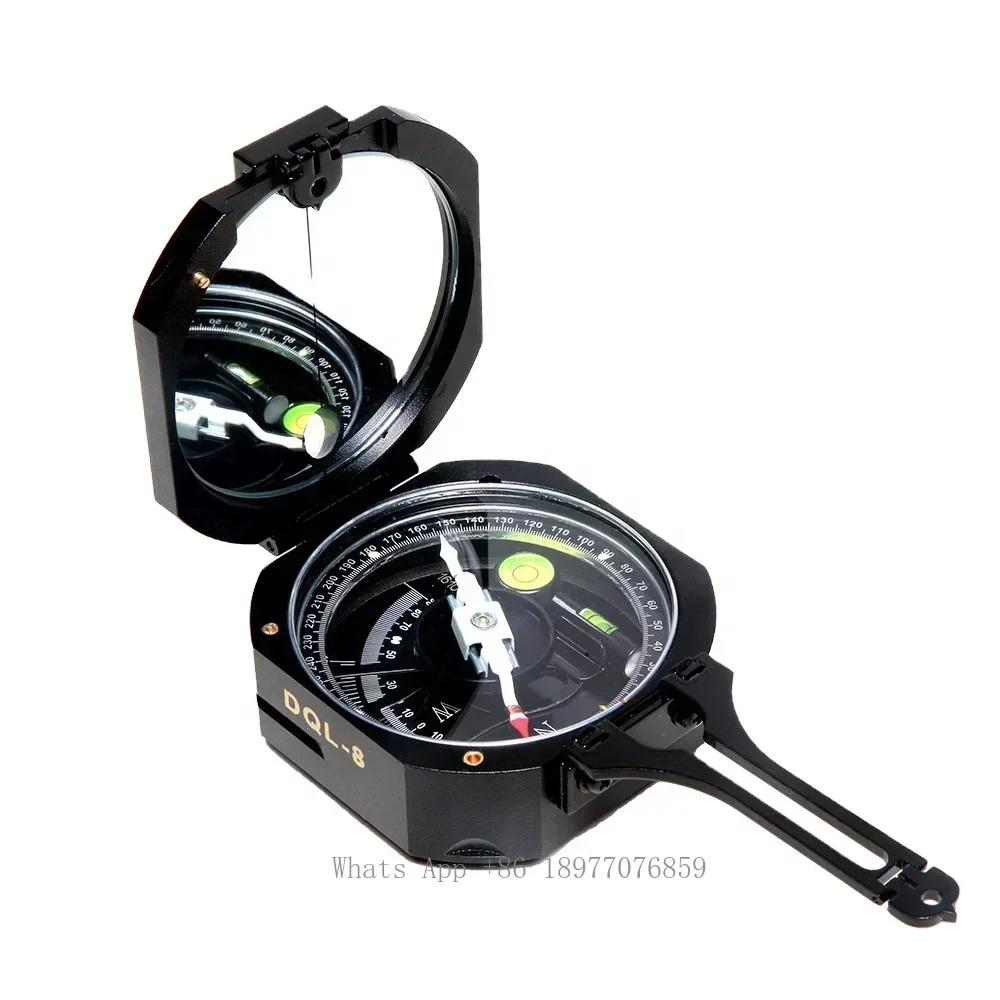 New Geological Surveying Compass Aluminium Metal Professional High Quality Harbin DQL-8 Brunton Type Compass Brujula Compass